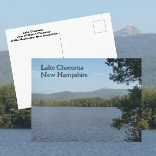 Lake Chocorua White Mountains New Hampshire Foto Postkarte