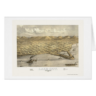 Lake City, MN Panorama-Mappe - 1867