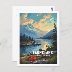 Lake Clark National Park Alaska USA Postkarte