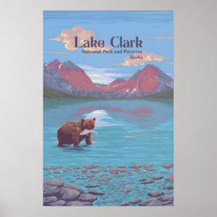 Lake Clark National Park and Preserve Reise Poster