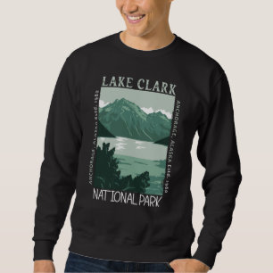 Lake Clark Nationalpark Alaska Vintag Not leidend Sweatshirt