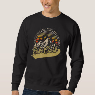 Lake Clark Nationalpark Alaska Vintager Blick 2 Sweatshirt