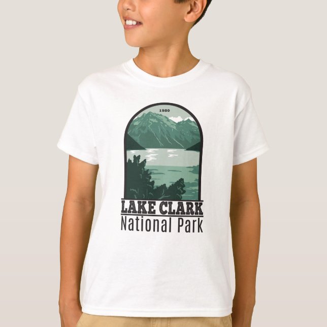 Lake Clark Nationalpark Alaska Vintager T - Shirt (Vorderseite)