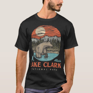 Lake Clark Nationalpark Vintag Alaskan Bären Outd T-Shirt