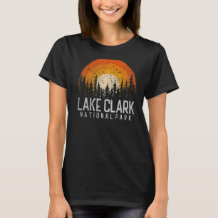 Lake Clark US Nationalpark Alaska Vintag Retro 8 T-Shirt