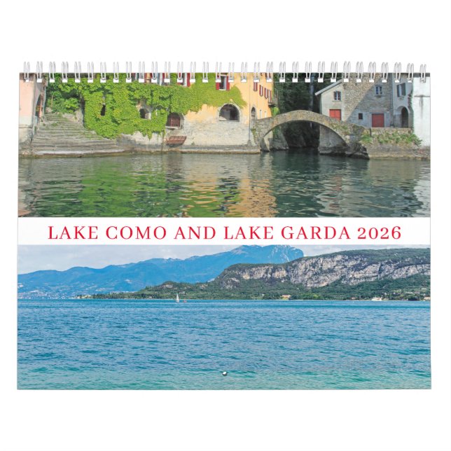 Lake Como and Lake Garda 2026 calendar Kalender (Titelbild)