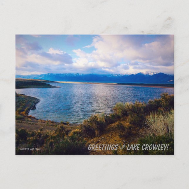 Lake Crowley #2 Postkarte (Vorderseite)
