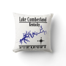 Lake Cumberland Kentucky Uferkarte Koordinaten