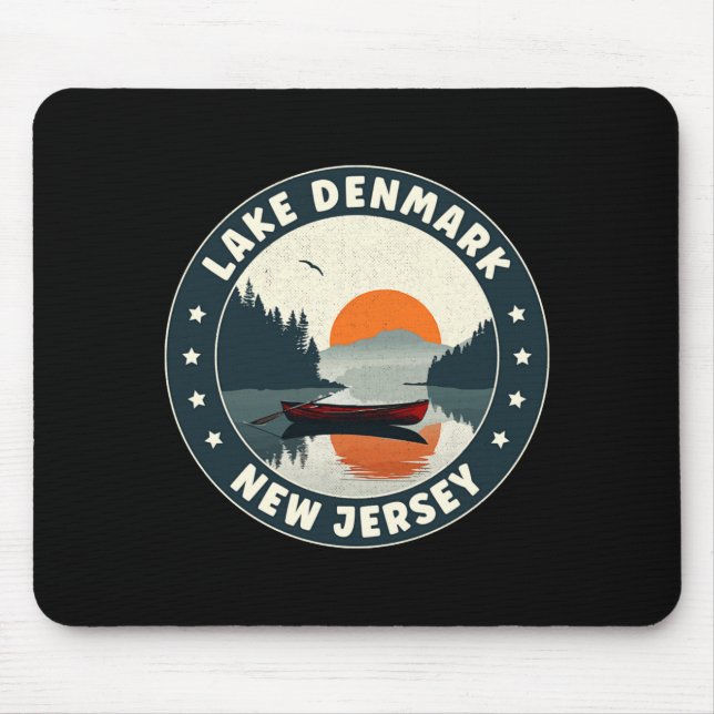 Lake Denmark New Jersey Sunset T Shirt  Mousepad (Vorne)