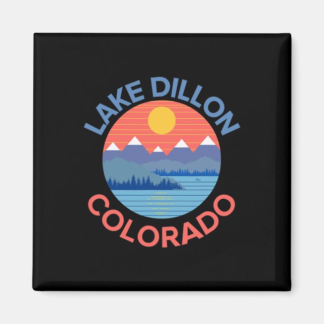 Lake Dillon Colorado Fishing Hiking Boating  Magnet (Vorne)
