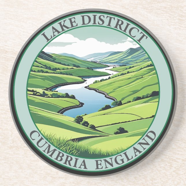 Lake District Cumbria England Getränkeuntersetzer (Vorne)