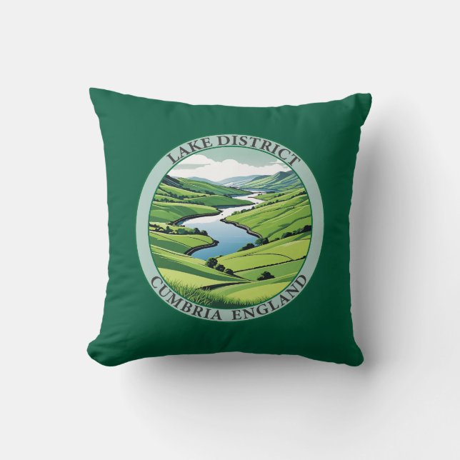 Lake District Cumbria England Kissen (Vorderseite)