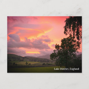 Lake District England Holiday Postcard Feiertagspostkarte
