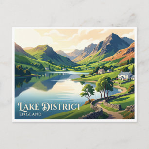 Lake District, England Keswick Vereinigtes Königre Postkarte