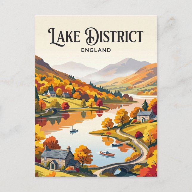 Lake District England Postkarte (Vorderseite)