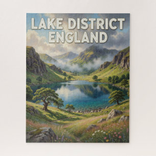 Lake District England Seebildender Bergsee Puzzle