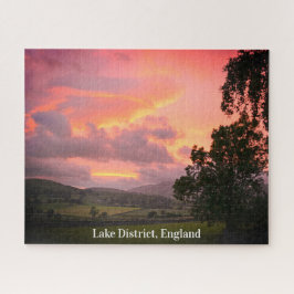 Lake District England Sunset Puzzle
