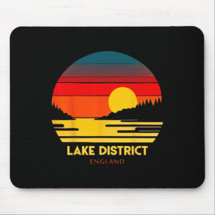 Lake District England Urlaubs-Souvenir Mousepad