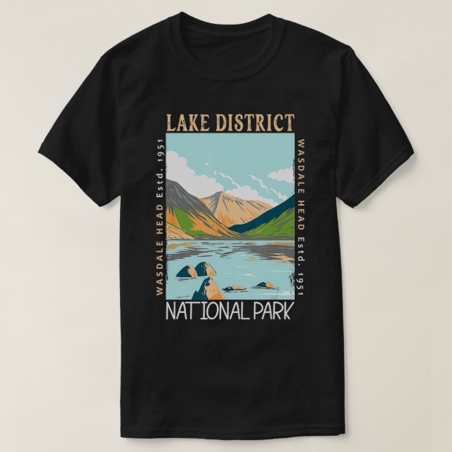 Lake District National Park England Not Vin T-Shirt (Design vorne)
