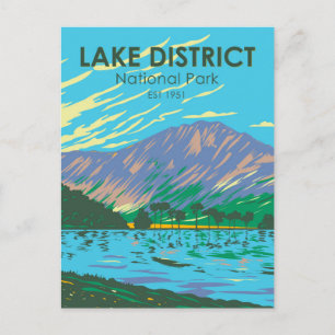 Lake District National Park Lake Buttermere Postkarte