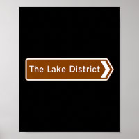 Lake District Nationalpark, Cumbria Touristenstraß