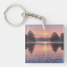 Lake During Dusk Schlüsselanhänger