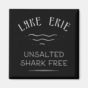 Lake Erie Angelurlaub Ungesalzener Hai Frei Groß Magnet