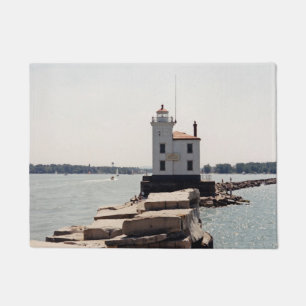 Lake Erie Lighthouse Fußmatte