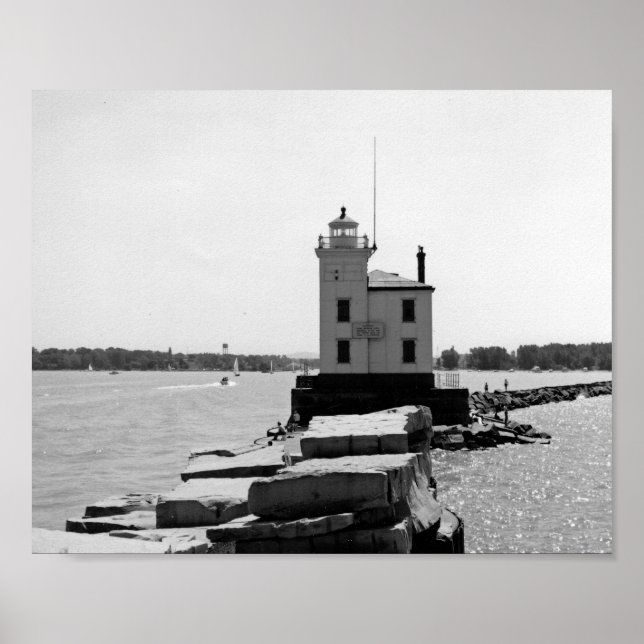 Lake Erie Lighthouse Poster (Vorne)