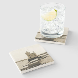 Lake Erie Lighthouse Steinuntersetzer