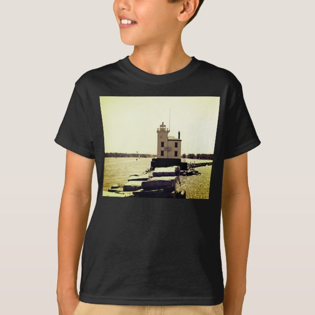 Lake Erie Lighthouse T-Shirt (Vorderseite)