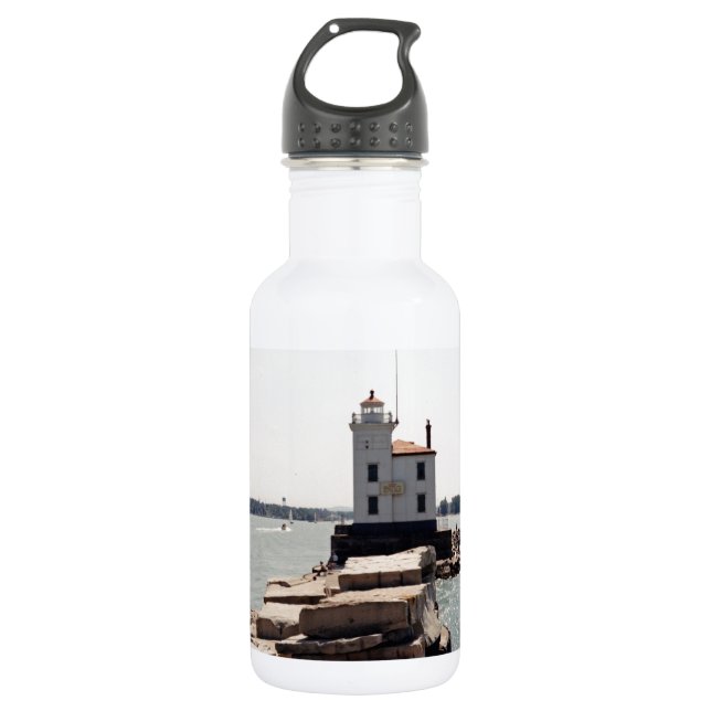 Lake Erie Lighthouse Trinkflasche (Vorderseite)