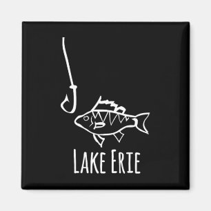 Lake Erie Pennsylvania Angeln Fischhaken Barsch Tr Magnet
