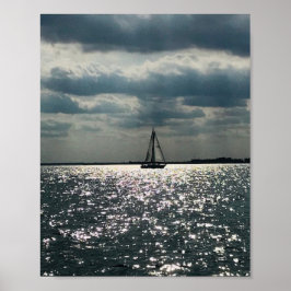 Lake Erie Sailboat Fotografie Poster