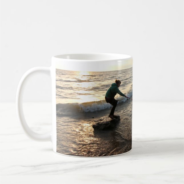 Lake Erie Sunsets Kaffeetasse (Links)