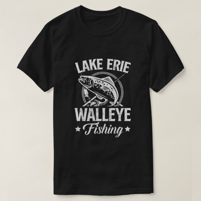 Lake Erie Walleye Fishing Essential T - Shirt (Design vorne)