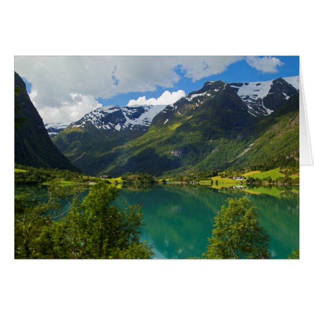 Lake Floen landschaftlich, Norwegen (Vorderseite (Horizontal))