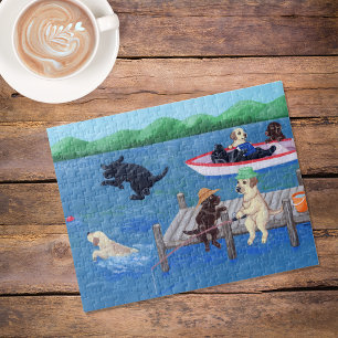 Lake Fun Labradors Puzzle