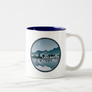 Lake Gaston North Carolina Virginia Reflektion Zweifarbige Tasse