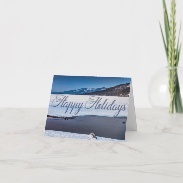 Lake George Holiday Card Series 2 Karte (Vorderseite)