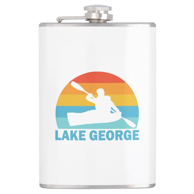 Lake George New York Kayak Flachmann (Vorderseite)