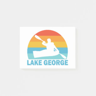 Lake George New York Kayak Post-it Klebezettel