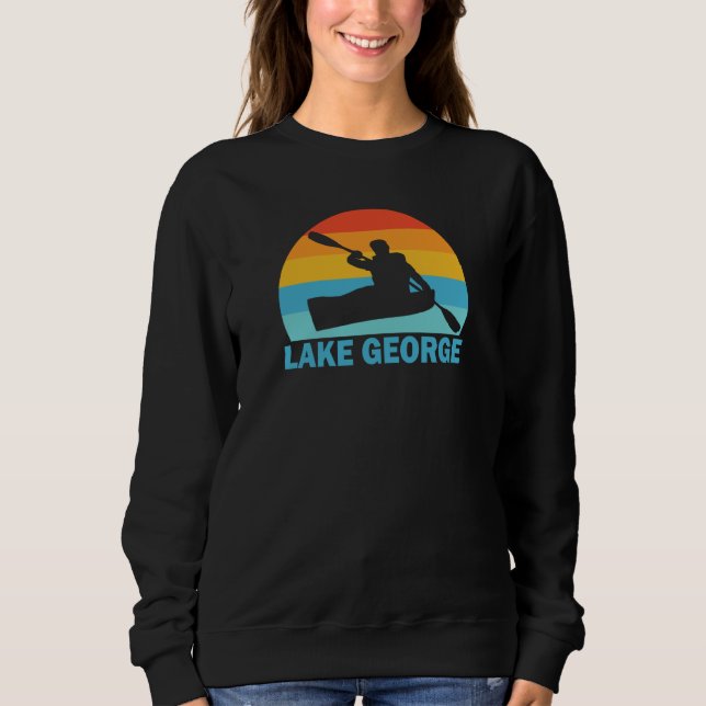 Lake George New York Kayak Sweatshirt (Vorderseite)