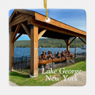 Lake George New York Keramikornament