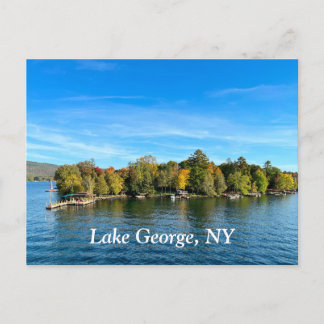 Lake George New York Postkarte
