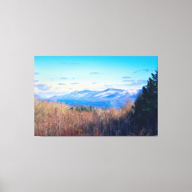 Lake George NY Leinwanddruck (Vorderseite)