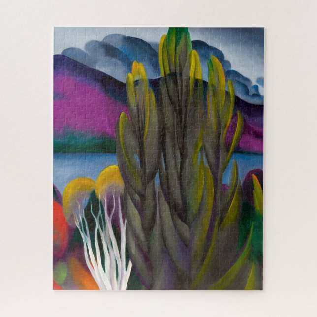 Lake George White Birch | Georgia O'keeffe | Puzzle (Vertikal)