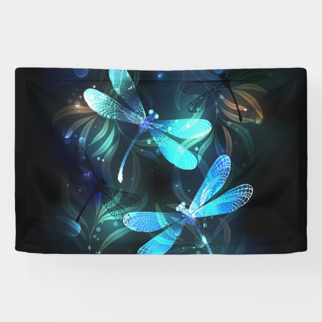 Lake Glows Dragonflies Banner (Horizontal)