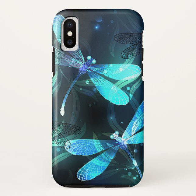 Lake Glows Dragonflies Case-Mate iPhone Hülle (Rückseite)