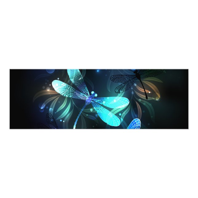 Lake Glows Dragonflies Fotodruck (Vorne)